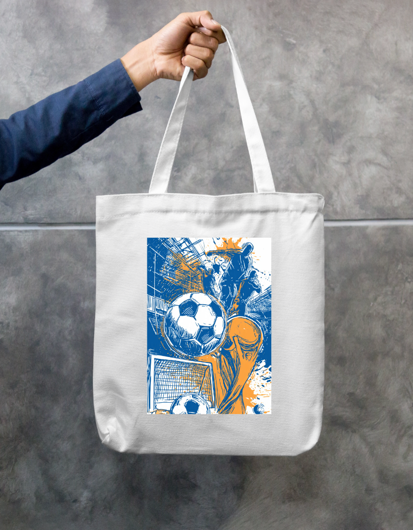 Fifa Fan Tote Bag Zipper Tote Bag by @rd_digital_store
