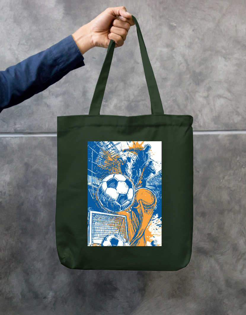 Fifa Fan Tote Bag Zipper Tote Bag by @rd_digital_store