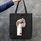 Aesthetic Art Tote Bag Zipper Tote Bag by @rd_digital_store