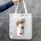 Aesthetic Art Tote Bag Zipper Tote Bag by @rd_digital_store