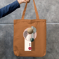 Aesthetic Art Tote Bag Zipper Tote Bag by @rd_digital_store