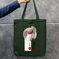 Aesthetic Art Tote Bag Zipper Tote Bag by @rd_digital_store