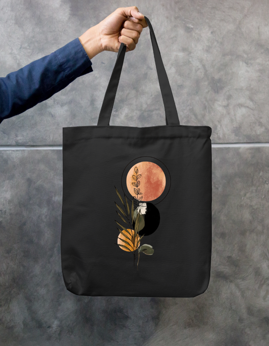 Aesthetic Art Tote Bag Zipper Tote Bag by @rd_digital_store