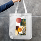Aesthetic Art Tote Bag Zipper Tote Bag by @rd_digital_store