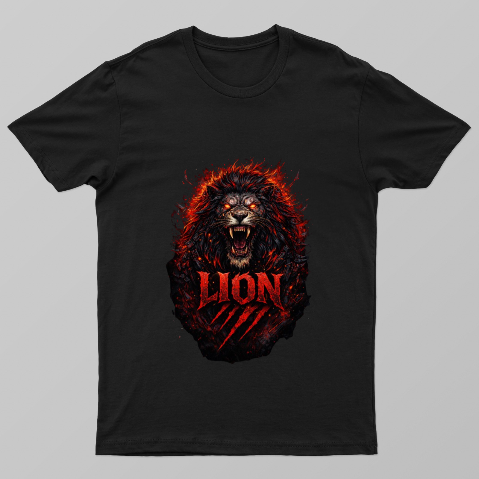 The Lion Unisex T-shirt by Shani Shanmughan 