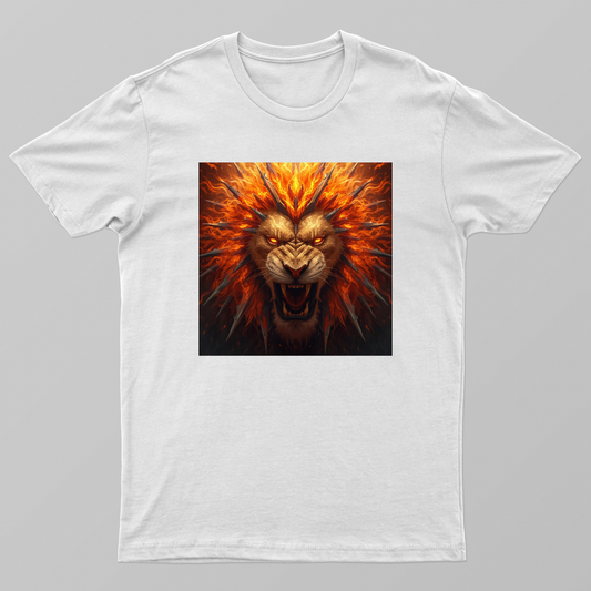 Lion Unisex T-shirt by Shani Shanmughan 