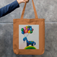 Floating into happiness with colors, dreams Zipper Tote Bag by @sketch.box.studios