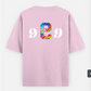 999 wrld Oversized T-shirt (Back print) by @aniiimekh