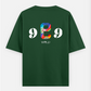 999 wrld Oversized T-shirt (Back print) by @aniiimekh