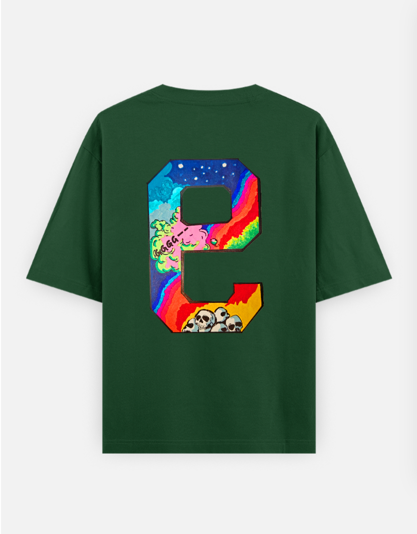 999 Oversized T-shirt (Back print) by @aniiimekh