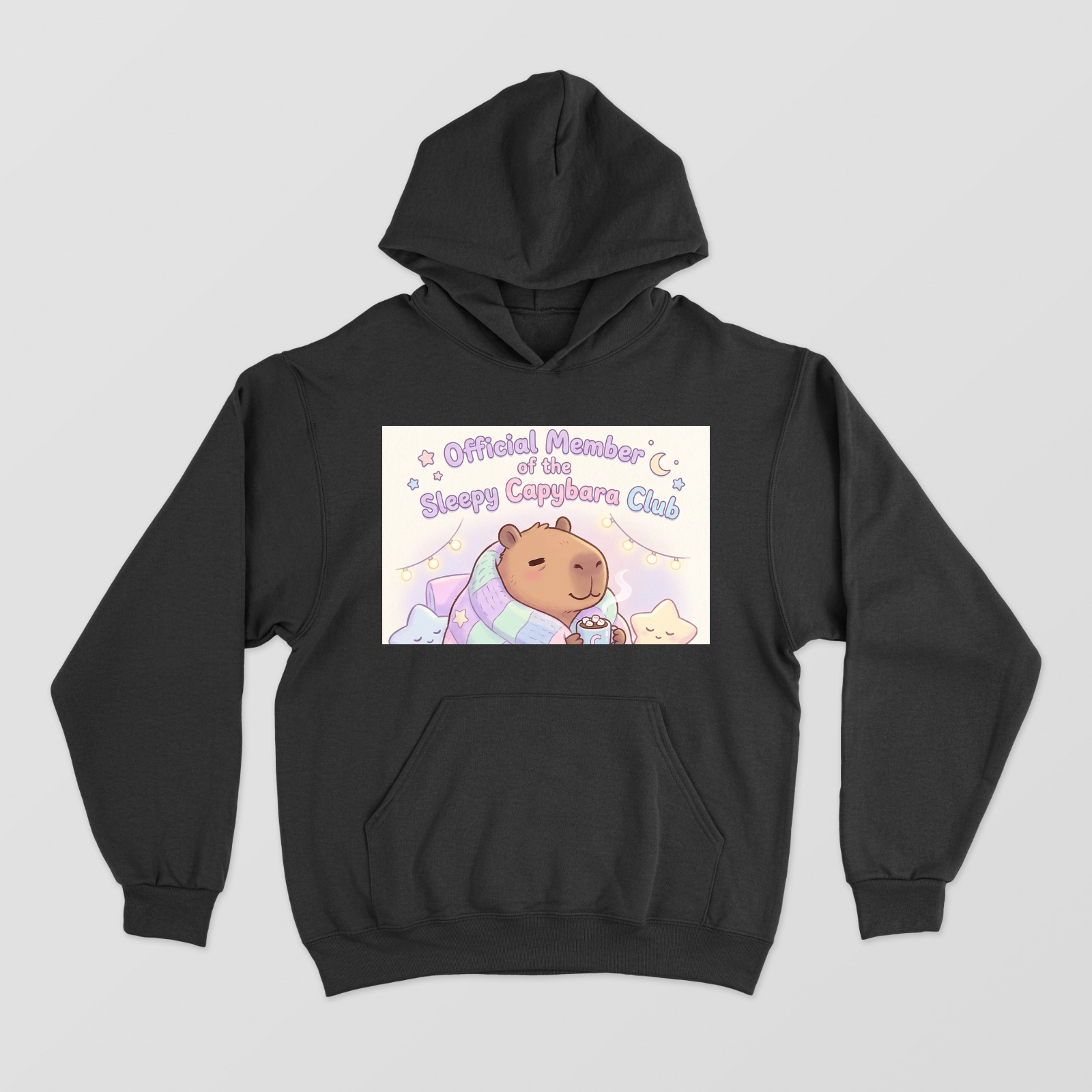 Sleepy capybara Unisex Hoodie by Aadyashri 