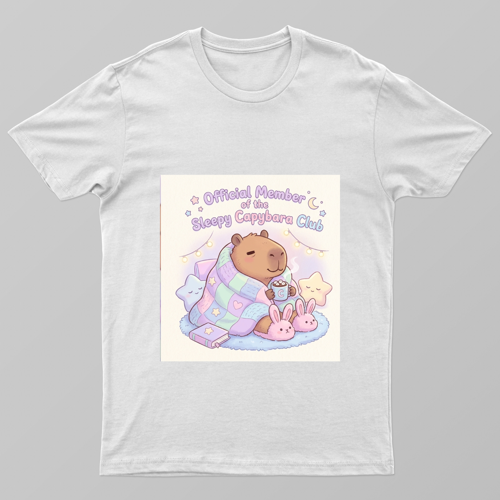 Sleepy capybara Unisex T-shirt by Aadyashri 