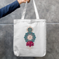 Spiritual Tote Bag Zipper Tote Bag by @rd_digital_store