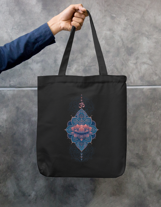 Spiritual Tote Bag Zipper Tote Bag by @rd_digital_store