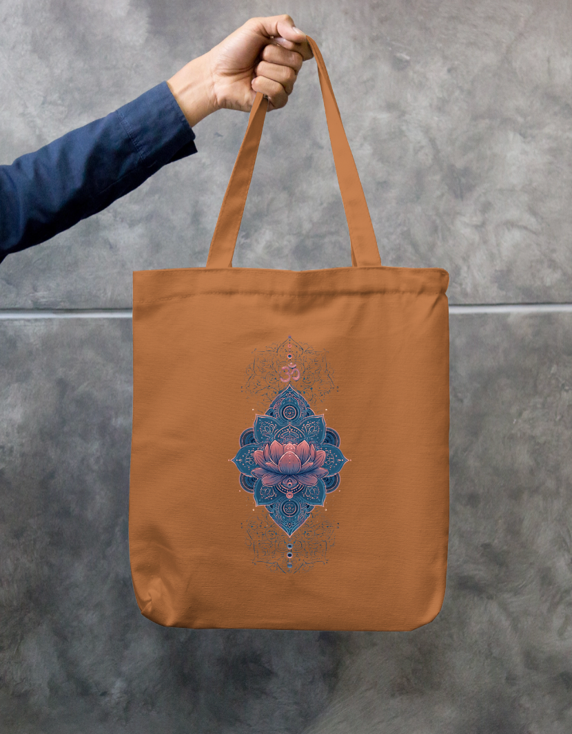 Spiritual Tote Bag Zipper Tote Bag by @rd_digital_store