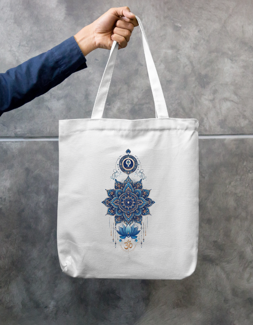 Aesthetic Art Tote Bag Zipper Tote Bag by @rd_digital_store