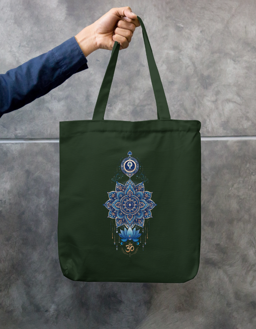 Aesthetic Art Tote Bag Zipper Tote Bag by @rd_digital_store