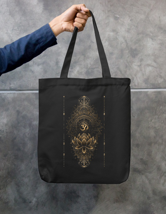 Aesthetic Art Tote Bag Zipper Tote Bag by @rd_digital_store