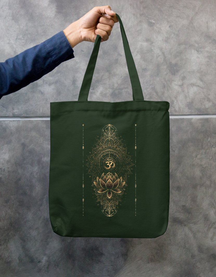 Aesthetic Art Tote Bag Zipper Tote Bag by @rd_digital_store