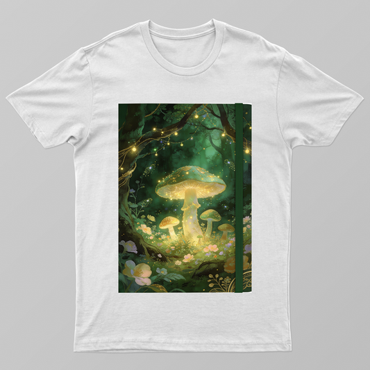 forest mashroom design Unisex T-shirt by @cute_pixel_016