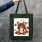 cute teddy bear with coffee mug Zipper Tote Bag by @cute_pixel_016