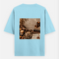 coffee for journal lovers Oversized T-shirt (Back print) by @cute_pixel_016
