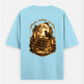 The midnight scholar Oversized T-shirt (Back print) by @cute_pixel_016