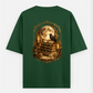 The midnight scholar Oversized T-shirt (Back print) by @cute_pixel_016