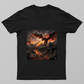 Dragon fire Unisex T-shirt by Irine Abraham