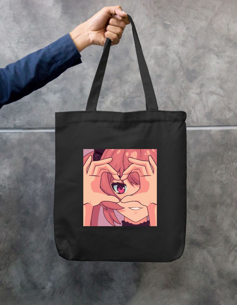 Anime Girl Zipper Tote Bag by Tripti