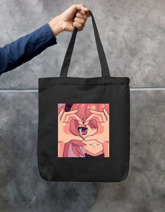 Anime Girl Zipper Tote Bag by Tripti