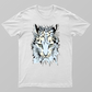 Cool cat printed tshirt Unisex T-shirt by Mithisar Daimary 