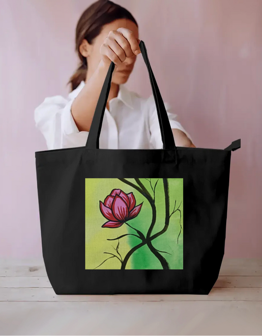 Flower Everyday Large Tote Bag by Ankita Shaw