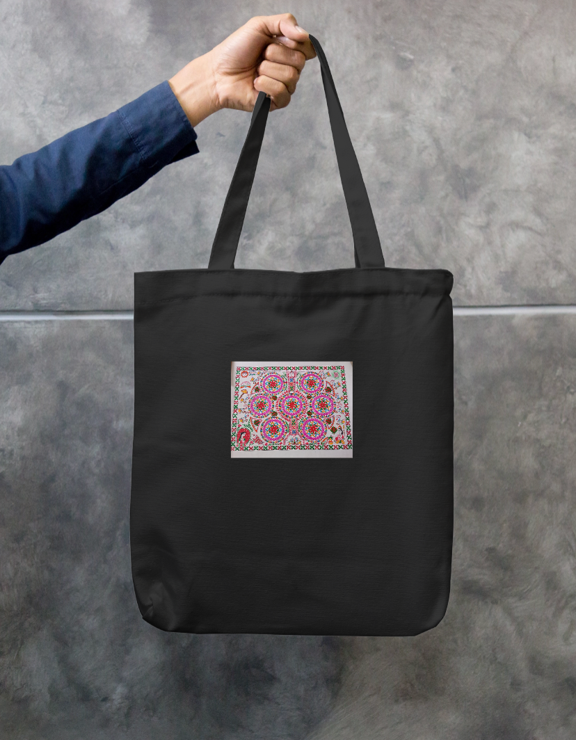 Kohbar style Zipper Tote Bag by Antara Verma