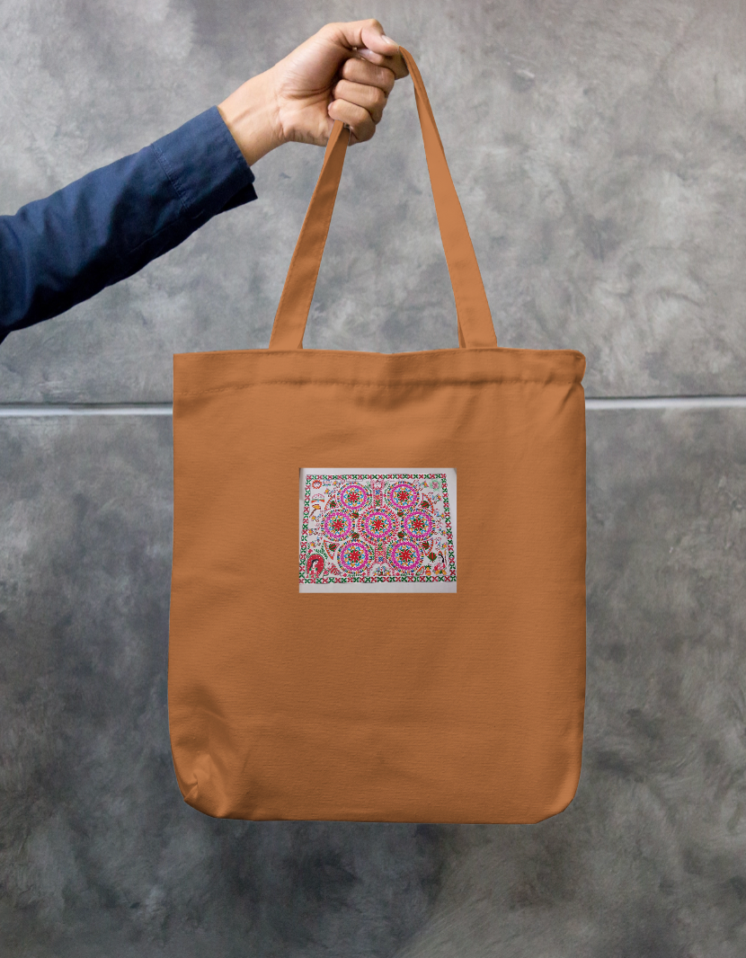 Kohbar style Zipper Tote Bag by Antara Verma