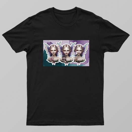 Pastel Faerie Design Unisex T-shirt by @izit_adi