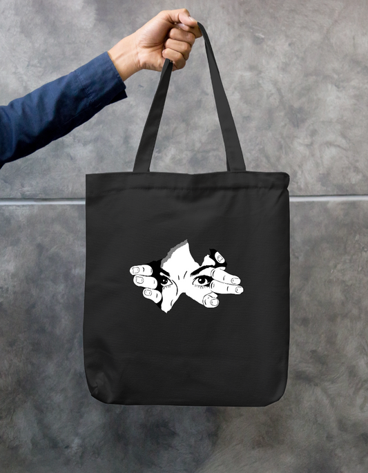 Spy Zipper Tote Bag by Tripti