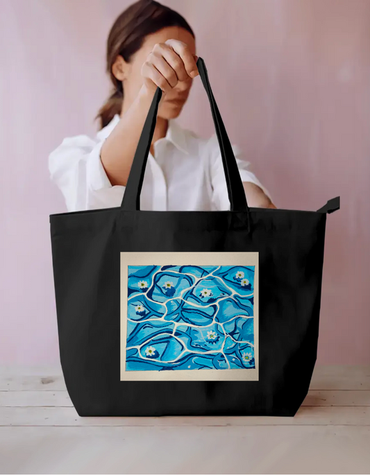 Beautiful river water Everyday Large Tote Bag by @my_artz_06