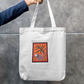 Fish under tree Zipper Tote Bag by Antara Verma