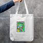 Devotional Radha+krishna Zipper Tote Bag by Antara Verma