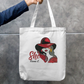 She knows it Zipper Tote Bag by @miralynadoraartworks