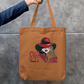 She knows it Zipper Tote Bag by @miralynadoraartworks