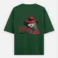 She knows it Oversized T-shirt (Back print) by @miralynadoraartworks