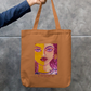 Unique Zipper Tote Bag by @miralynadoraartworks