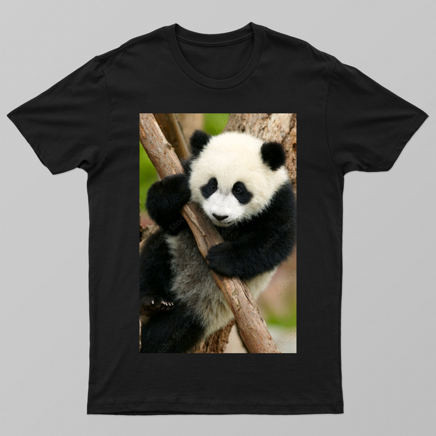 Cute panda design on t shirt Unisex T-shirt by Priyanka 
