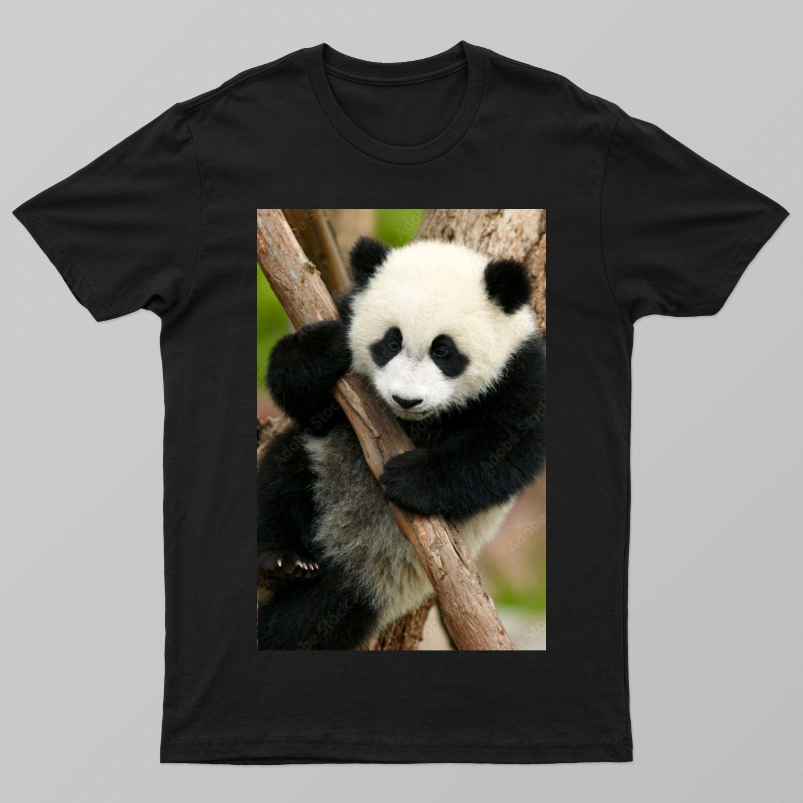 Cute panda design on t shirt Unisex T-shirt by Priyanka 