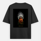 Hanuman | Faith Over Fear Oversized T-shirt (Back print) by @cute_pixel_016
