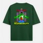 Spider-Man vs Hulk Oversized T-shirt Oversized T-shirt (Back print) by @royrishavmalda
