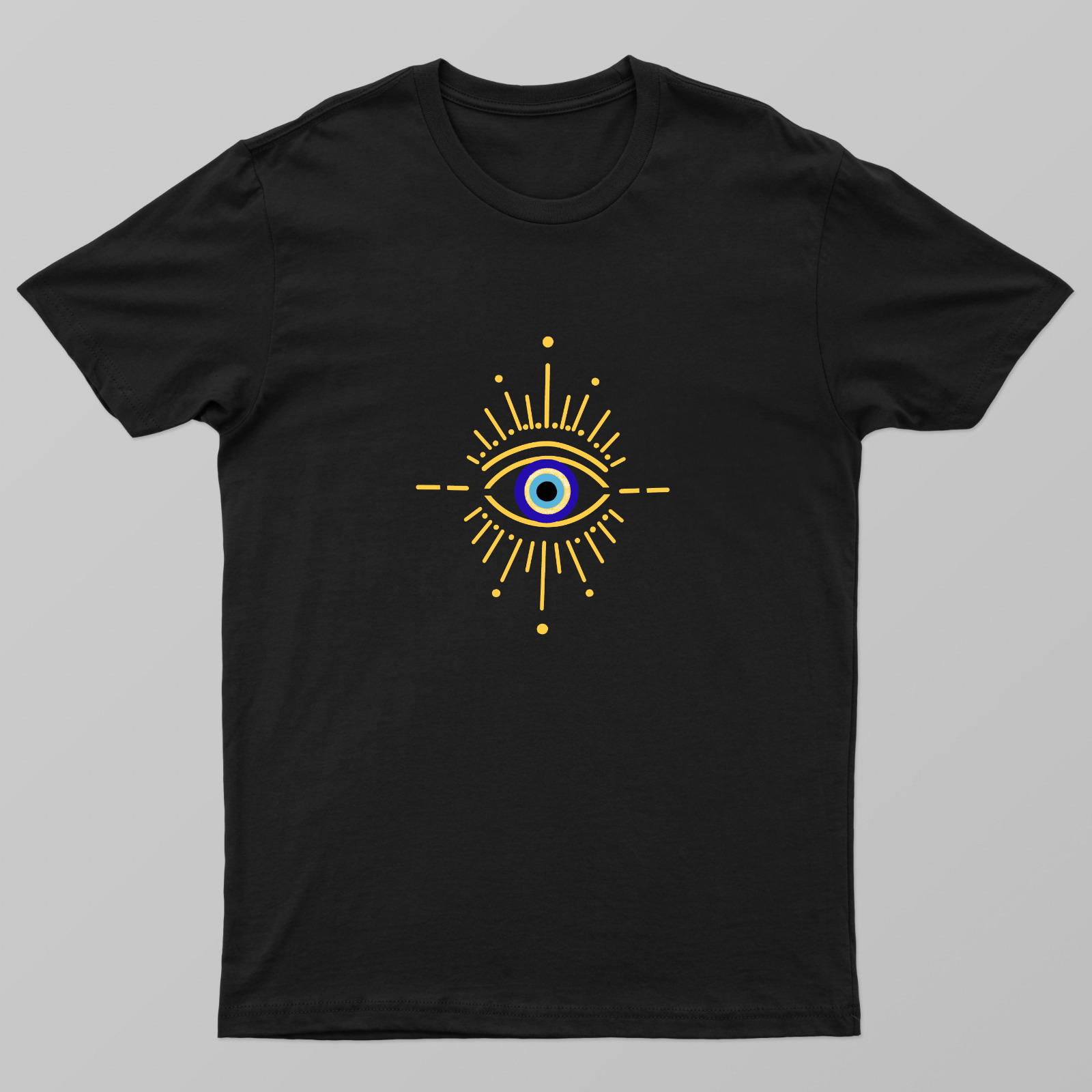 Evil eye Unisex T-shirt by @astravore_designs