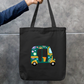 Autorickshaw Zipper Tote Bag by @astravore_designs